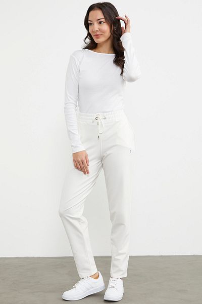 Sementa High Waist Two Thread Sweatpants - Ecru