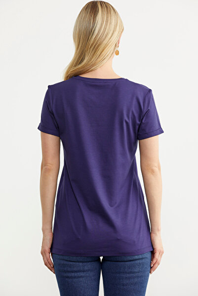 Sementa Μπλουζάκι με στάμπα με λουλούδια Navy Blue