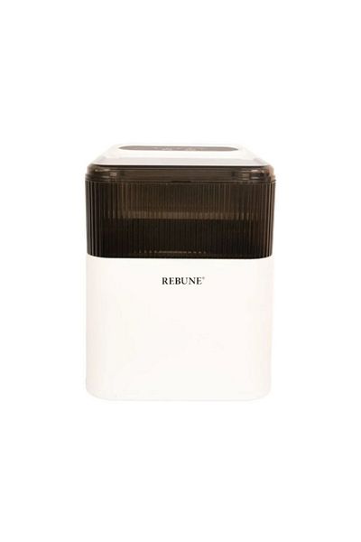 rebune 165W Compact Design Ice Maker White and Black 1.6 Liter
