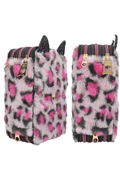 Top Model Topmodel 3 Katlı Kalem Kutusu Kulaklı Rebel kitty