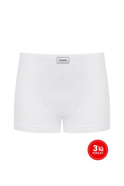 Sementa Ανδρικό Modal Boxer 3 Pack - Λευκό