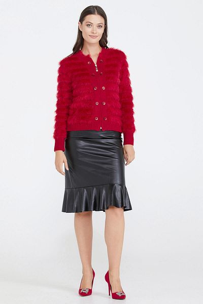 Sementa Women's Knitwear Jacket - Red
