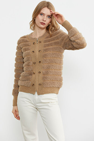Sementa Women's Knitwear Jacket - Beige
