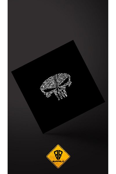 Buffalo Bandană unisex din bumbac multifuncțional pentru păr-față