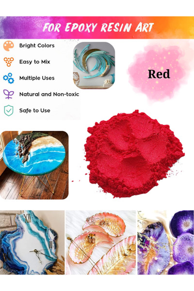 Sirius Hobi Epoksi Reçine Boyası Mica Powder İnci Sedefli Pigment İnci Tozu R...