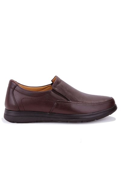 DAGOSTER DMA08-432 Καφέ Ορθοπεδική Πολυουρεθάνη Σόλα Casual Ανδρικά Δερμάτινα Παπούτσια