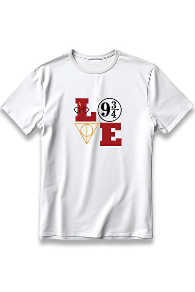 EZG Business Μπλουζάκι Χάρι Πότερ με στάμπα  "Love ", Υπερμεγέθη, Unisex, 100...