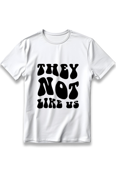 EZG Business Tricou cu imprimeu They Not Like Us, oversize, unisex, 100% bumb...