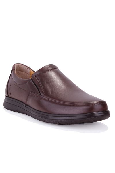 DAGOSTER DMA08-432 Καφέ Ορθοπεδική Πολυουρεθάνη Σόλα Casual Ανδρικά Δερμάτινα Παπούτσια