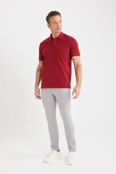 DeFacto New Season Summer Chino Canvas Textured Trousers Slim Fit Slim Fit Pockets Narrow Leg