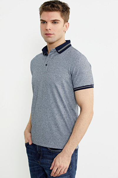 Sementa Футболка з коміром-поло в комбінованих кольорах