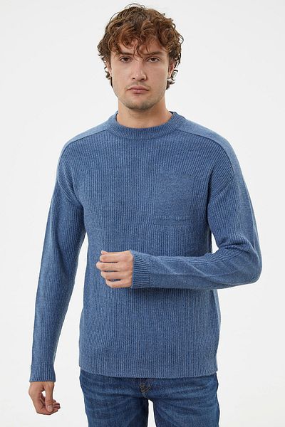 Sementa Пуловер от плетена материя Thessaloniki Knit - индиго