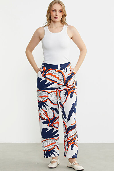 Sementa Comfortable Fit Viscose Trousers - Lavender Options