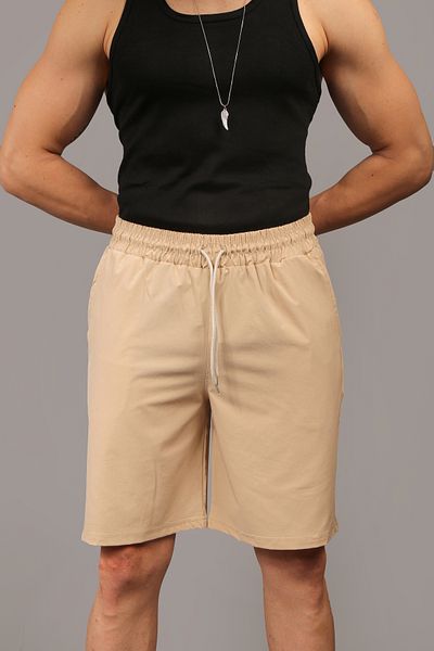 EydaMoon Lycra Baggy Cutout Parachute Fabric με κορδόνια στη μέση και τσέπες καλοκαιρινό σορτς & βερμούδες