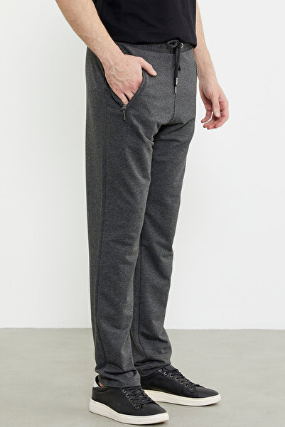 Sementa Спортивні штани з кишенями на блискавці - антрацит