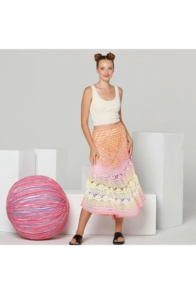 Yarnart Rosegarden 310 Μοντέλο Αριθμημένο Κομψό Rose Garden