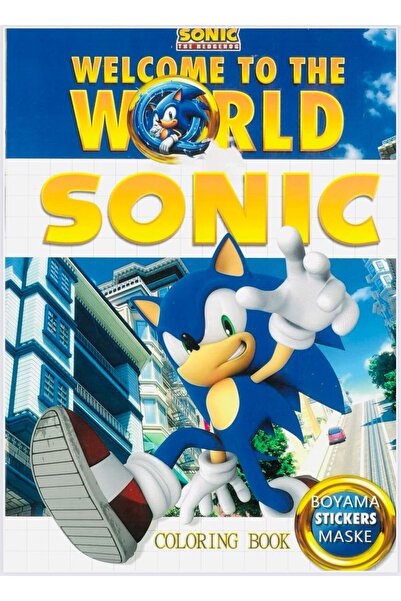 Deniz Oyuncak BOYAMA KİTABI STICKER HEDİYELİ ARKA KAPAK KESİLEREK MASKE YAPIL...