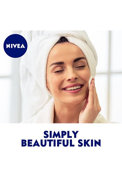 NIVEA مزيل مكياج العيون ذو التأثير المزدوج، حماية للرموش الحساسة، 125 مل، عبوة من قطعتين