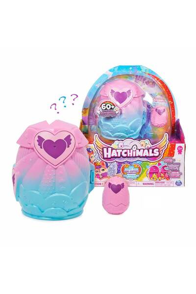 Hatchimals Biriktirebilir 3 Karakterli Aile Paketi Ev Oyun Seti