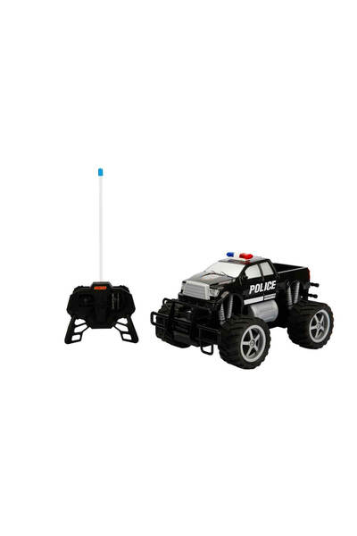 Genel Markalar Uzaktan Kumandalı Jumbo Wheels Usb Şarjlı Işıklı Polis Arabası...