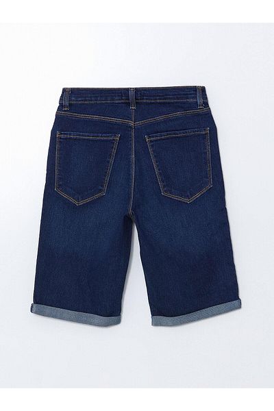 LC Waikiki Pantaloni scurți de jeans pentru femei LCW Jeans Slim Fit