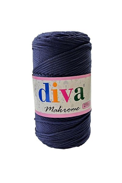 Diva İplik Poly Macrame 250 Gr 260 Navy Blue