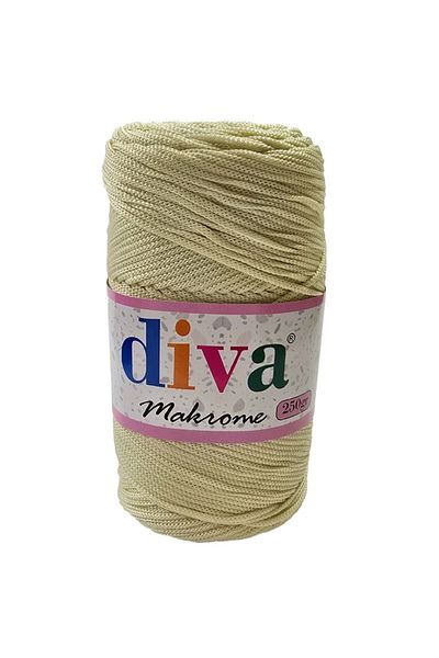 Diva İplik Πολύπι Μακραμέ 250 GR 17 Κρέμα