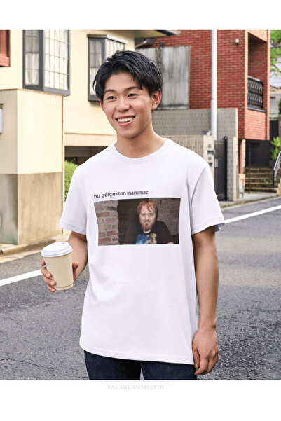 Marco Fresco Tricou unisex cu imprimeu Troll, cu textul „Acesta este cu adevă...