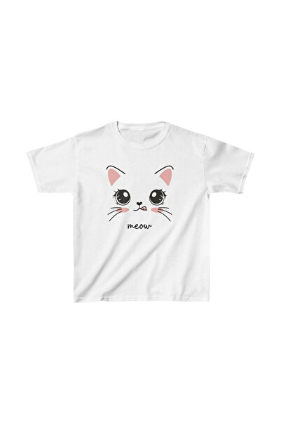 FREEDOM STOREE Velmora Premium Copii cu imprimeu tricou - Alb