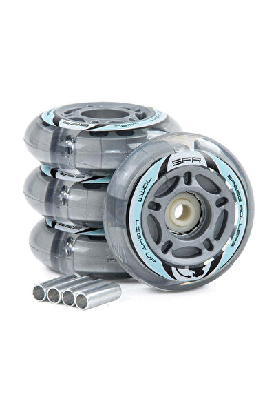 Sfr عجلات تزلج مضمنة مضيئة [مجموعة 64 مم / 4]