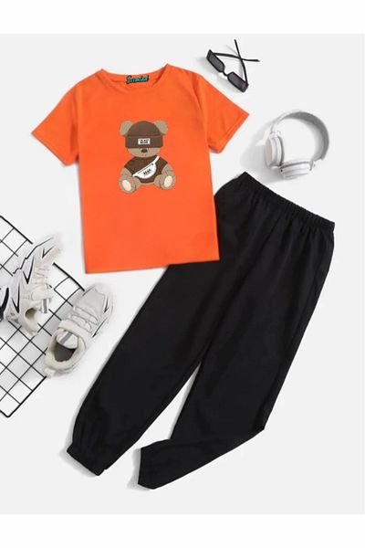 artı4 Printed Children's Tracksuit Set