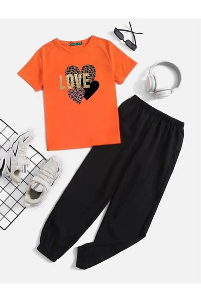 artı4 Printed Children's Tracksuit Set