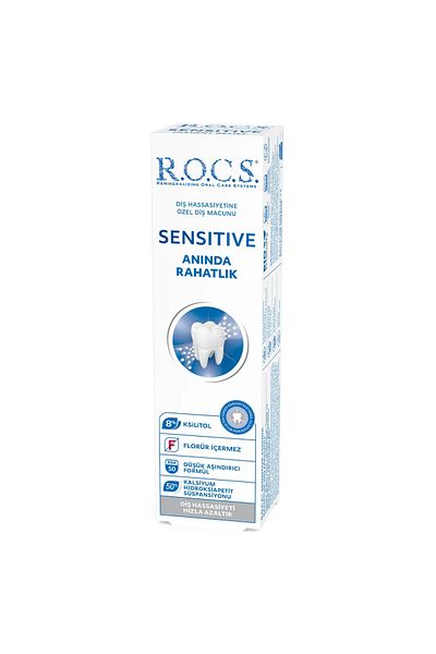 R.O.C.S. Sensitive Instant Relief Fluoride-Free Instant Comfort Toothpaste 94Gr