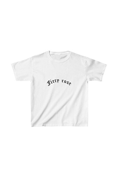 ERTAŞ TREND STORE Kids Unisex Printed T-Shirt - White