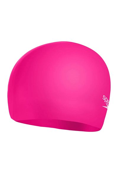 SPEEDO Molded Silc Cap Ju Pink/pink Unisex Παιδικό ροζ καπέλο κολύμβησης Unisex Παιδικό καπέλο κολύμβησης