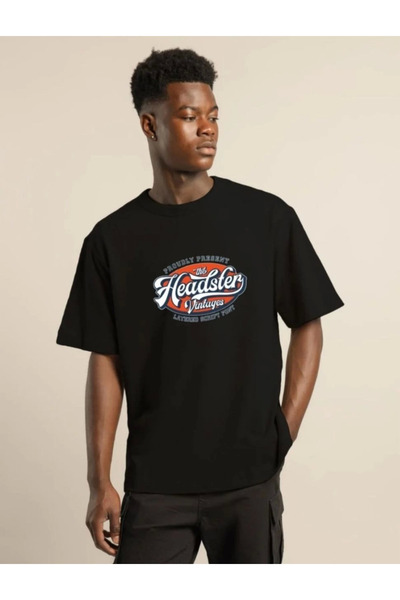 FREEDOM STOREE Velmora με τύπωμα oversized T-Shirt - Μαύρο -