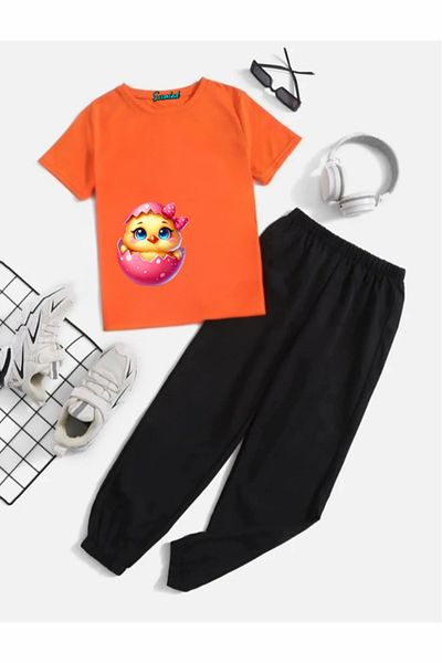 artı4 Printed Children's Tracksuit Set