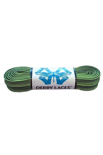Derby أربطة أحذية التزلج الشمعية العادية [72 بوصة 183 سم]