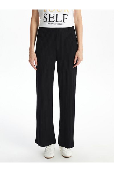 LC Waikiki Pantaloni de damă din țesătură moale din amestec de viscoză cu mucegai standard