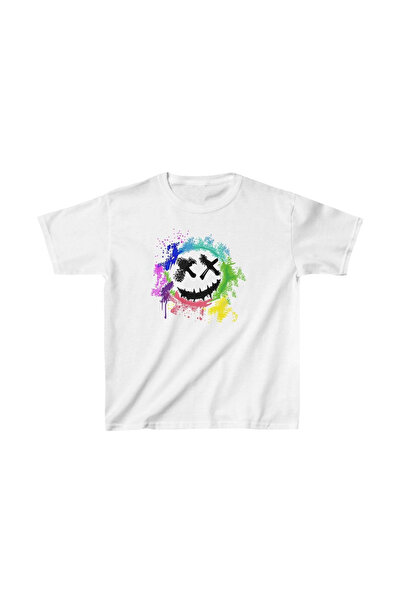 ERTAŞ TREND STORE Unisex Kids Printed T-Shirt - White