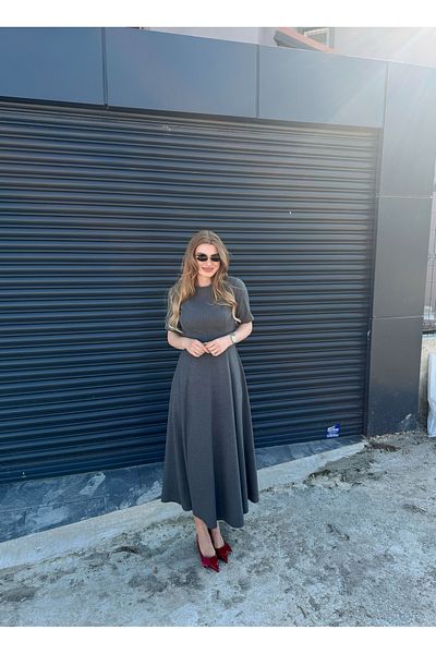 Store Maxi Length Flounce Dress