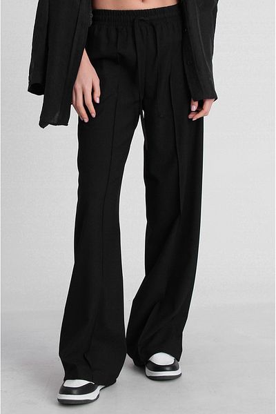 Lia Blanco's Women's Elastic Waist Polyviscon Trousers
