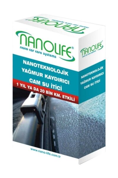 NanoLife Nano Car Care Systems - 1 Yıl-20 Bin Km. Etkili Yağmur Kaydırıcı Cam...