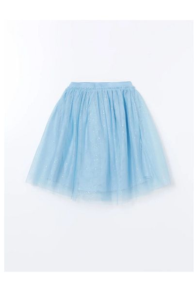 LC Waikiki Fusta tutu pentru fetiță, albastră, cu talie elastică LCW Kids