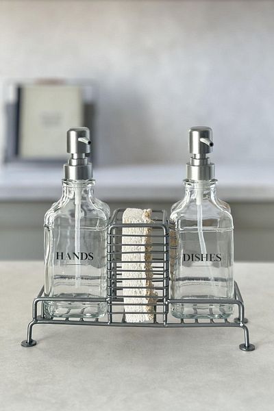 Meturas Σετ 500ml Ασημένιο Σαπούνι & Απορρυπαντικό - Σίδερο & Στάση Σφουγγαριού