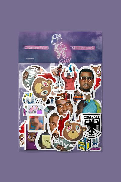 dadi ramba Kanye West -Bullet Journal - Agenda - Planner - Notebook - Laptop Sticker Decal
