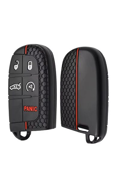 emii auto spare parts Jeep Fiat Egea Cross Compatible Key Case Black/Lux