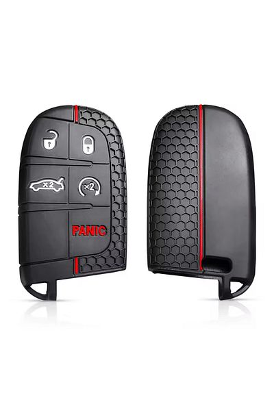emii auto spare parts Jeep Fiat Egea Cross Compatible Key Case Black/Lux