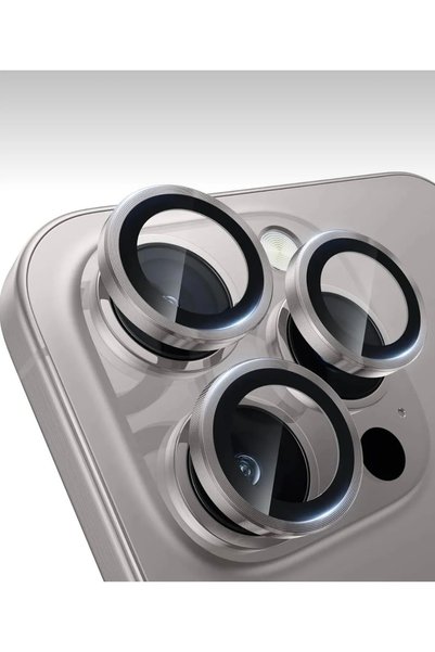 DÖFİER İphone 16 Pro ve 16 Pro Max Uyumlu %100 Safir Çizilmez Kamera Lens Kor...