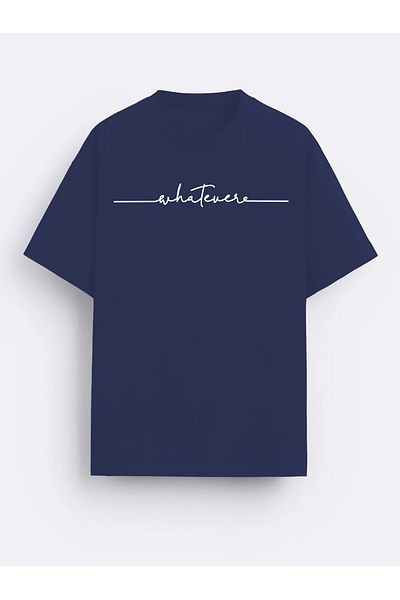 Let's Wear 100% βαμβακερό ανδρικό μπλουζάκι με κοντό μανίκι με στάμπα με στρογγυλή λαιμόκοψη